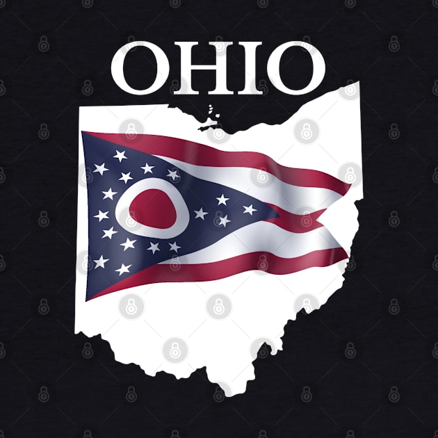 Ohio Flag Map by maro_00